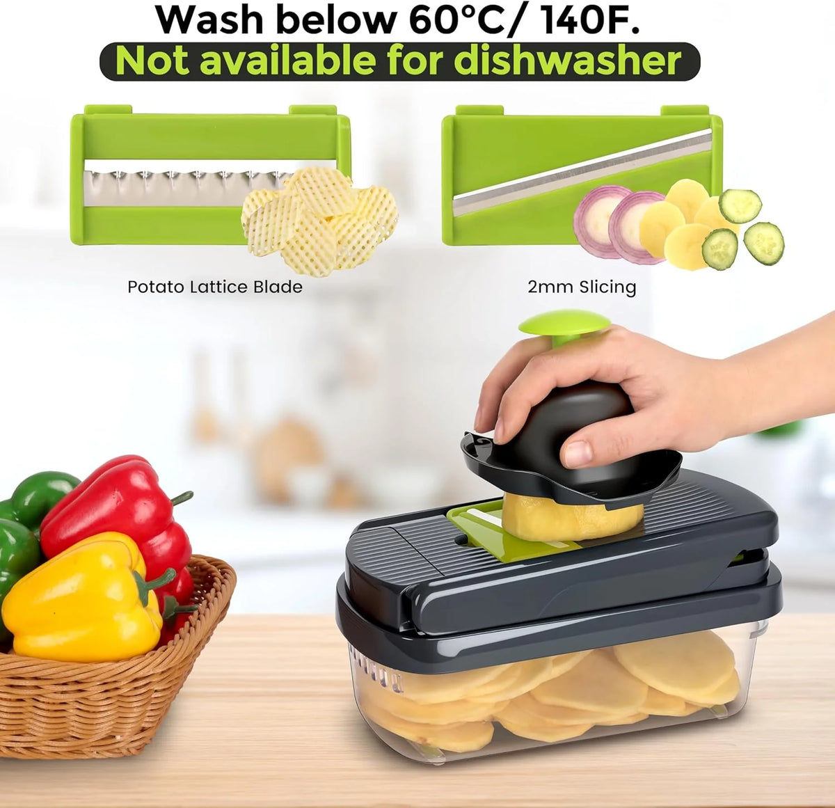 16-In-1 Multifunctional Vegetable Chopper