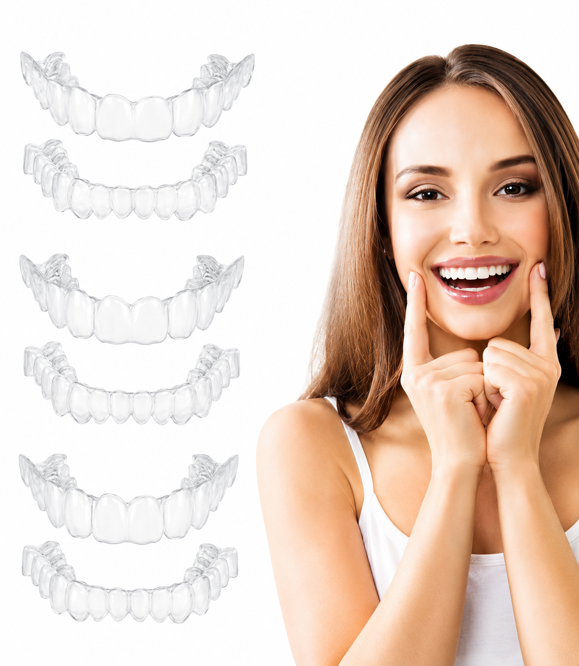 Snap-On Smile Veneers | Instant Cosmetic Teeth Cover for a Brighter-Looking Smile
